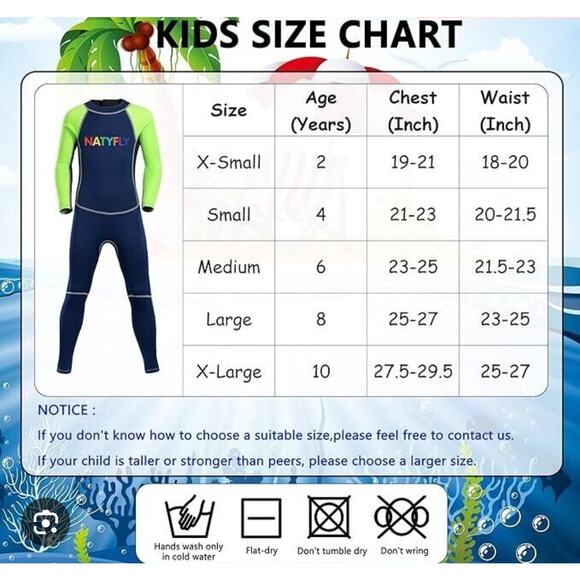 Natfly kids wet suits - Picture 8 of 8